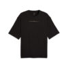 PUMA Ανδρικό T-Shirt Κοντομάνικο GRAPHICS Boxy Foil Tee Μαύρο
