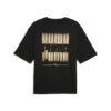 PUMA Ανδρικό T-Shirt Κοντομάνικο GRAPHICS Boxy Foil Tee Μαύρο