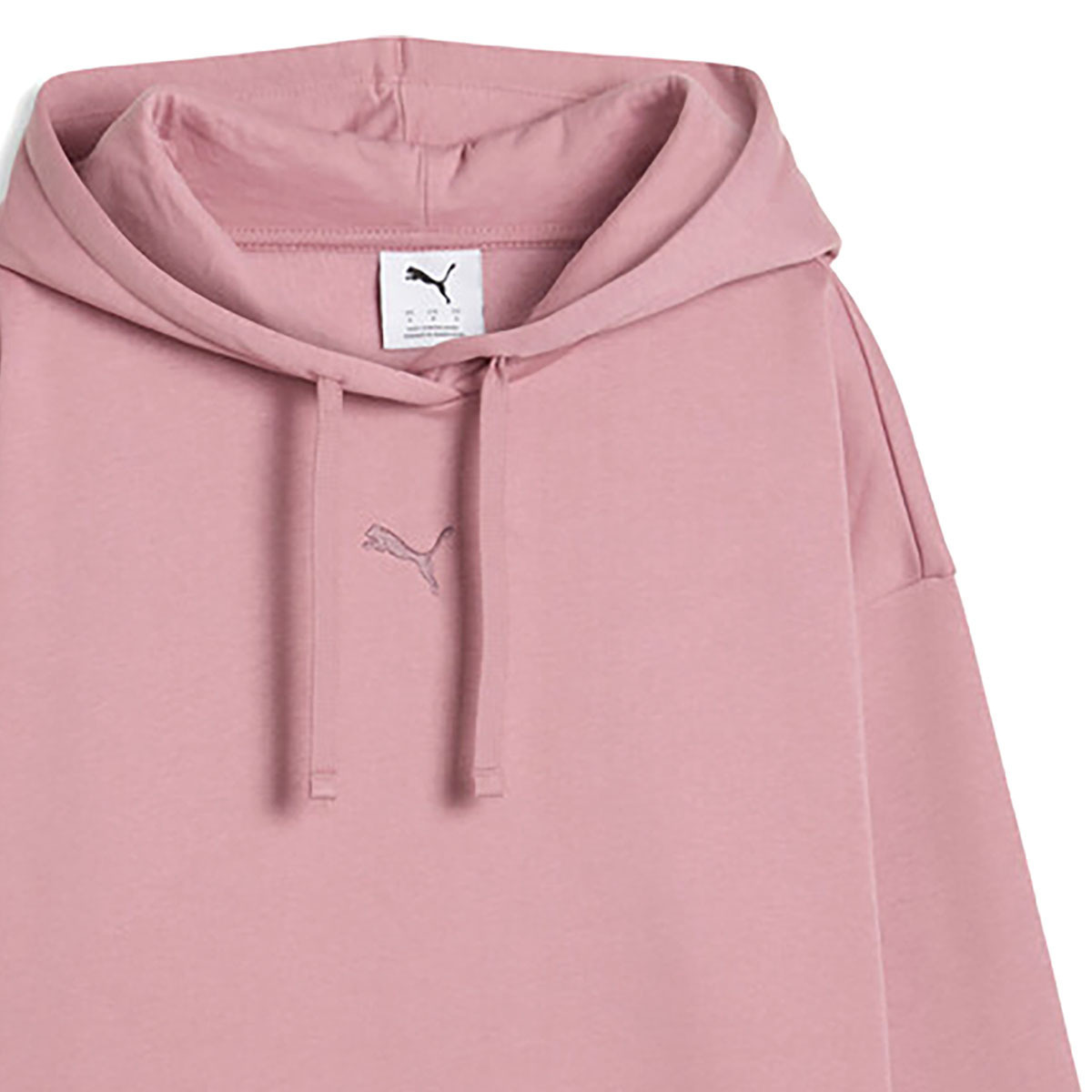 20260818103633_10025bc8 PUMA Γυναικείο Φούτερ ESS Centered Cat Logo Relaxed Hoodie FL Ροζ