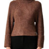 20260821153810_dkny_gynaikeio_poulover_caramel_espresso_dj6r0820_j7i DKNY Γυναικείο Πουλόβερ Μακρυμάνικο Καραμελί