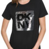 DKNY Γυναικεία Μπλούζα Κοντομάνικη Μαύρο
