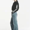 3_DP6T1869_BLK_S DKNY Γυναικείο Φούτερ Μαύρο