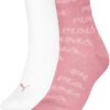 PUMA Γυναικείο Κάλτσες 947822 WOMEN SHINE SWIRL SHORT SOCK 2P Ροζ