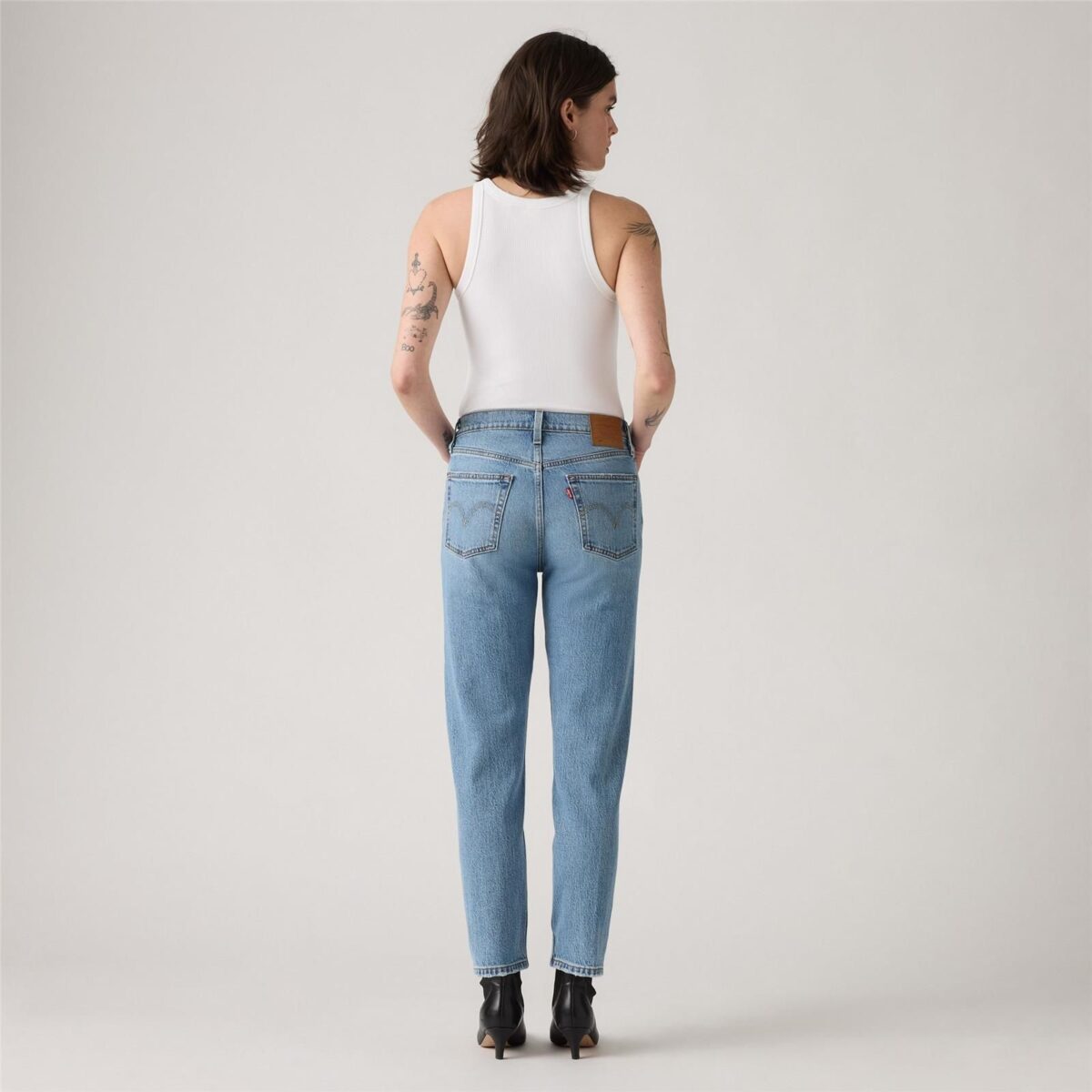 Levi's Γυναικείο Τζιν Παντελόνι 501 CROP MED INDIGO