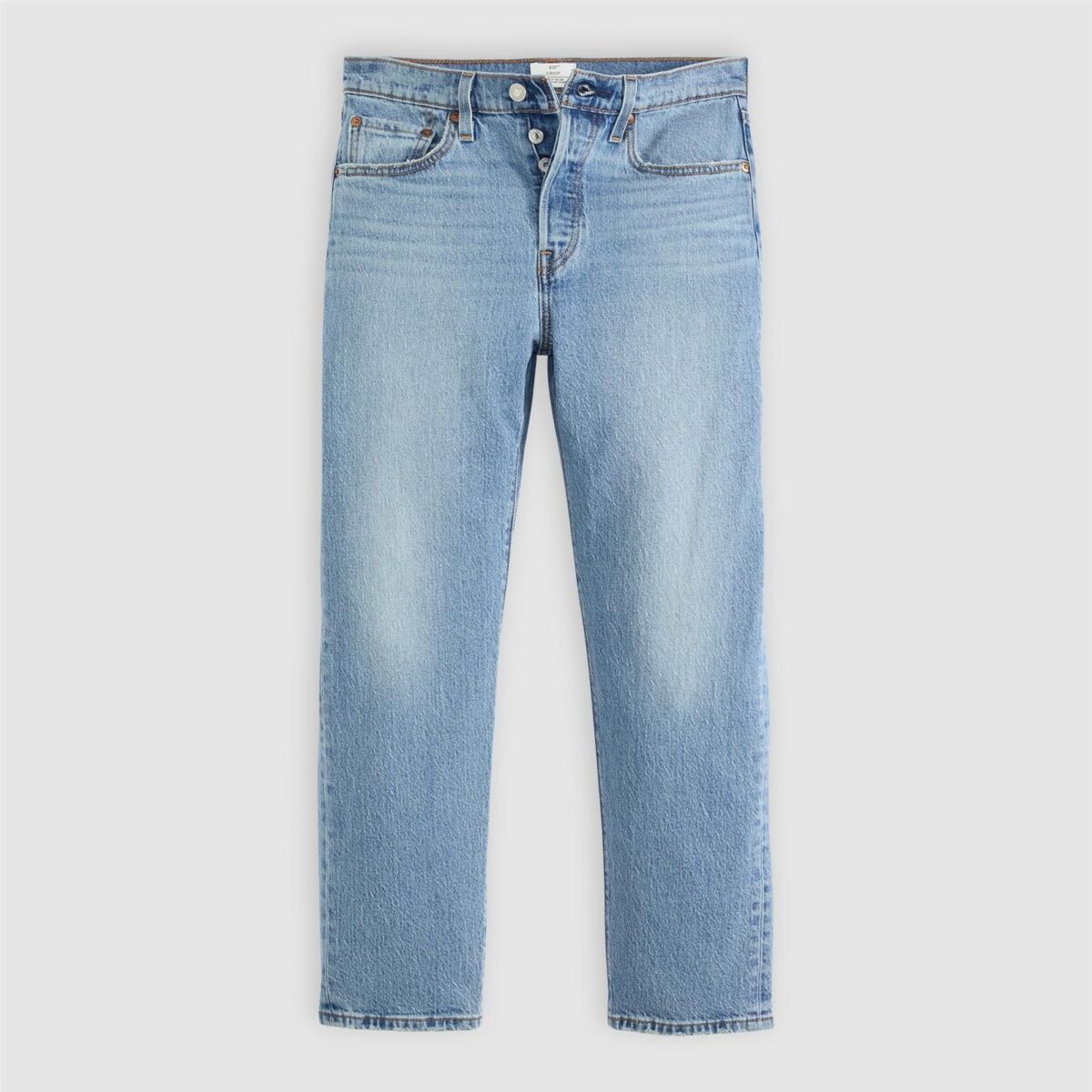 Levi's Γυναικείο Τζιν Παντελόνι 501 CROP MED INDIGO
