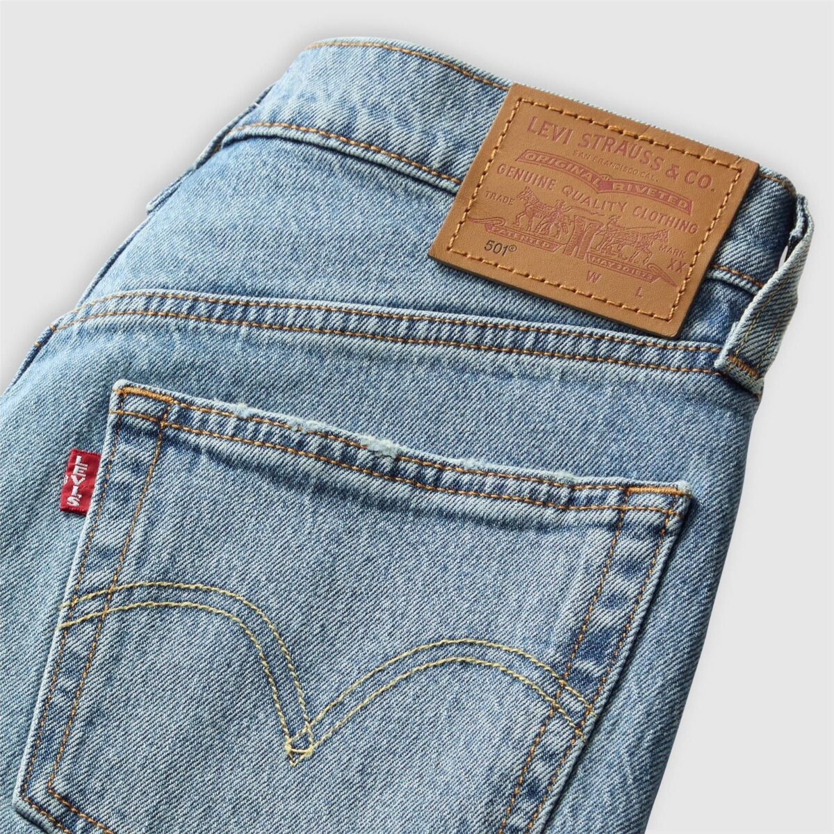 Levi's Γυναικείο Τζιν Παντελόνι 501 CROP MED INDIGO