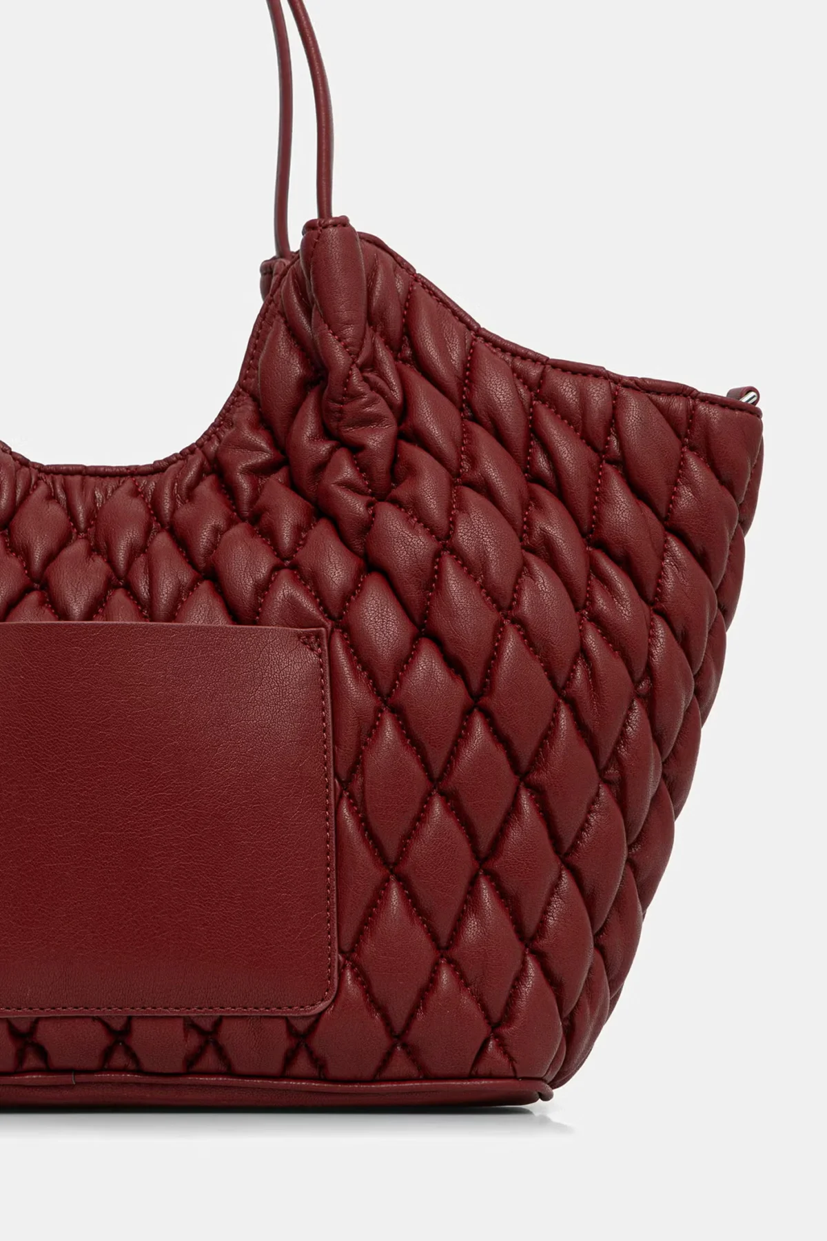 AW26-TODZUK-33X_F3 DKNY Γυναικεία Τσάντα Tote PAULA TOTE Κόκκινο