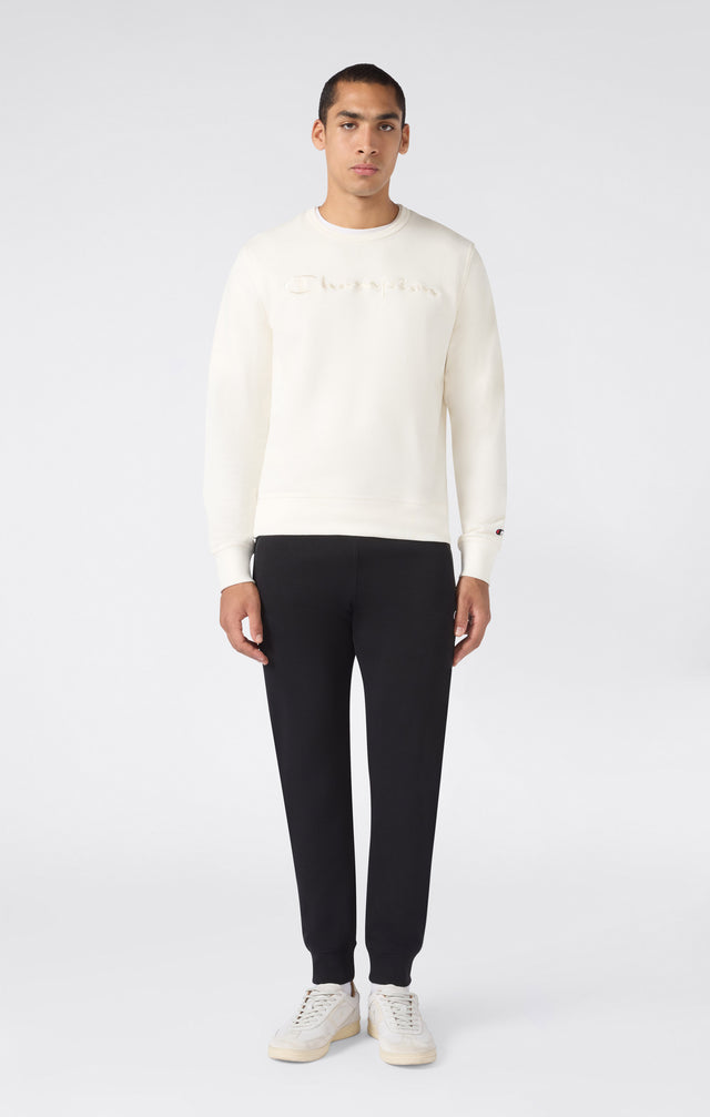 Champion Ανδρικό Παντελόνι Φόρμας Slim Fit Fleece with Cuffs