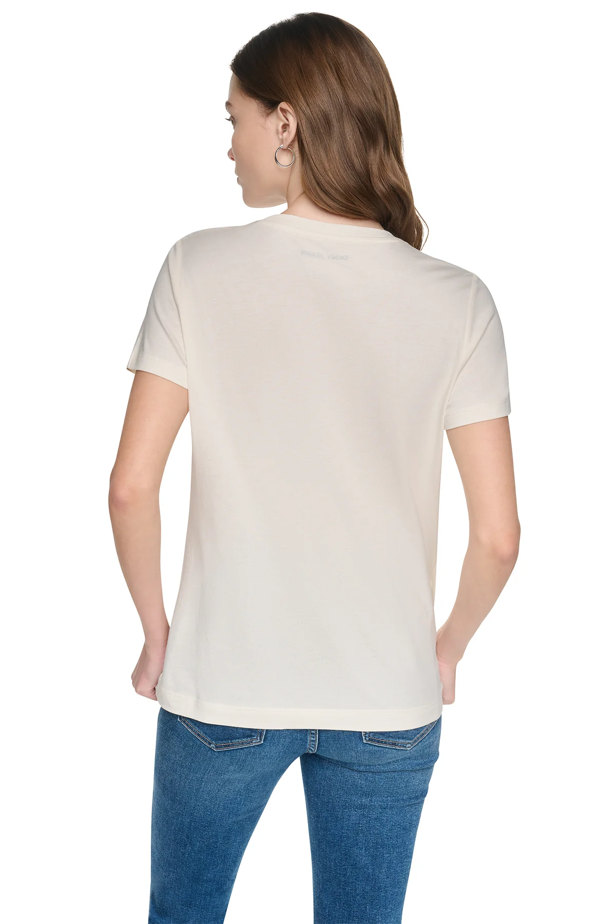 DKNYDJ12526_13_DJ6T1846_JNO_B DKNY Γυναικεία Μπλούζα Κοντομάνικη Μαύρο