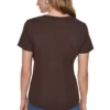 DKNYDJ12526_14_DJ6T1846_QKO_B DKNY Γυναικεία Μπλούζα Κοντομάνικη Μαύρο