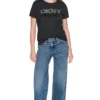 DKNYDJ12526_15_DJ6T1846_BBL_ALT1 DKNY Γυναικεία Μπλούζα Κοντομάνικη Μαύρο