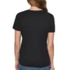 DKNYDJ12526_15_DJ6T1846_BBL_B DKNY Γυναικεία Μπλούζα Κοντομάνικη Μαύρο