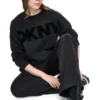 DKNYDP11126_22A_DP6T1748_BBL_RETAIL DKNY Γυναικείο Φούτερ Μαύρο