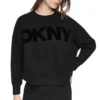 DKNYDP11126_22_DP6T1748_BBL_F DKNY Γυναικείο Φούτερ Μαύρο