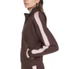 DKNYDP11126_8_DP6J9632_IEV_S DKNY Γυναικεία Ζακέτα Σκούρο Καφέ/Απαλό Ροζ