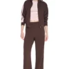 DKNYDP11126_9_DP6P3649_IEV_ALT1 DKNY Γυναικείο Αθλητικό Παντελόνι Σκούρο Καφέ/Απαλό Ροζ