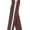 DKNYDP11126_9_DP6P3649_IEV_S DKNY Γυναικείο Αθλητικό Παντελόνι Σκούρο Καφέ/Απαλό Ροζ