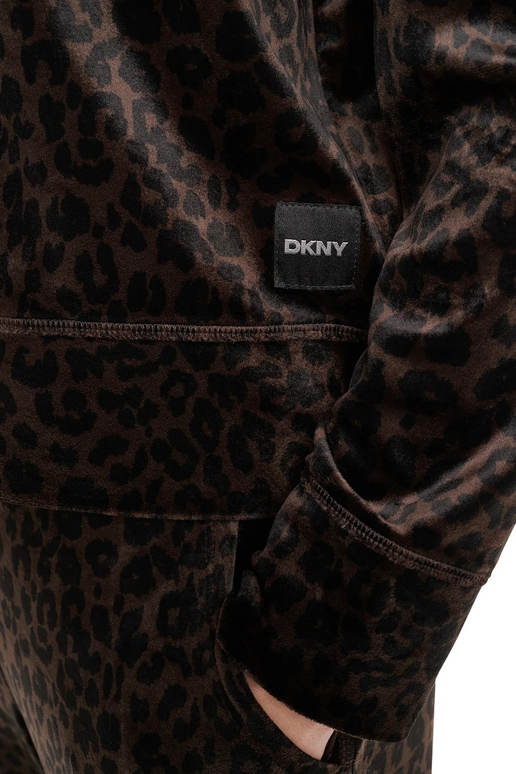 DKNYDP11726_86_DP6T1909_I0W_ALT4 DKNY Γυναικείο Πουλόβερ Λεοπάρ