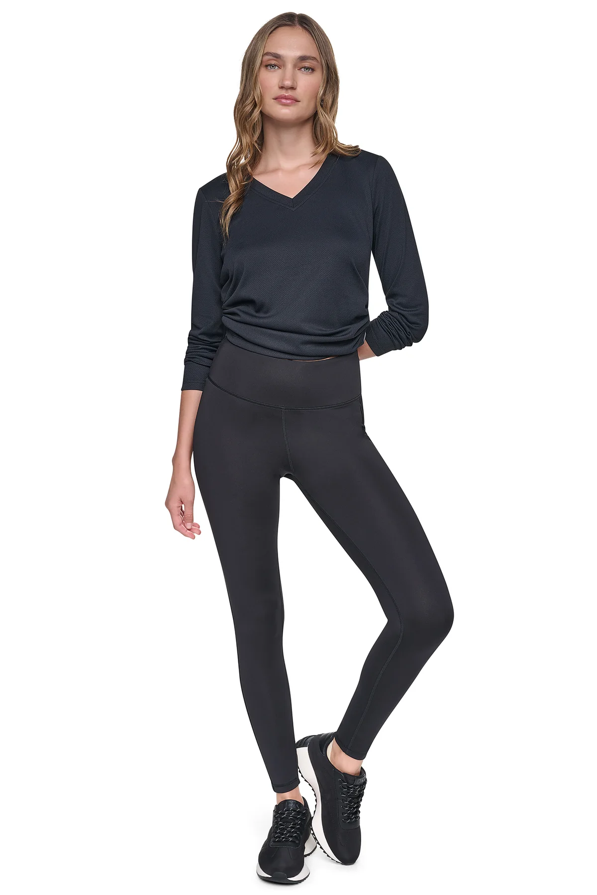 DKNYDP14426_36_DP6P3919_BLK_ALT1 DKNY Γυναικείο Κολάν Μαύρο