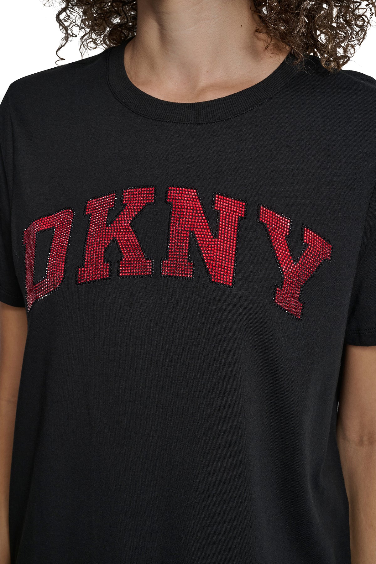 DKNYDP14725_57_DP5T1500_ODD_ALT2 DKNY Γυναικείο T-Shirt Κοντομάνικο Μαύρο