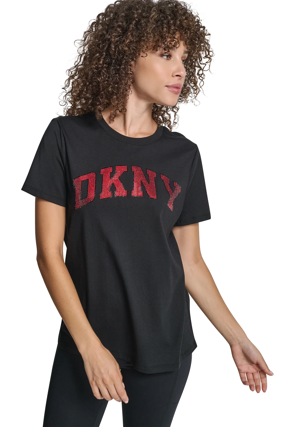DKNYDP14725_57_DP5T1500_ODD_F DKNY Γυναικείο T-Shirt Κοντομάνικο Μαύρο