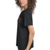 DKNYDP14725_57_DP5T1500_ODD_S DKNY Γυναικείο T-Shirt Κοντομάνικο Μαύρο