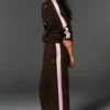 DKNY_FA26_ECOMM_ALT_PDP_39_1400x2100_b268fe58-1d4d-46f9-b4f3-eaabfa7758b2 DKNY Γυναικείο Αθλητικό Παντελόνι Σκούρο Καφέ/Απαλό Ροζ