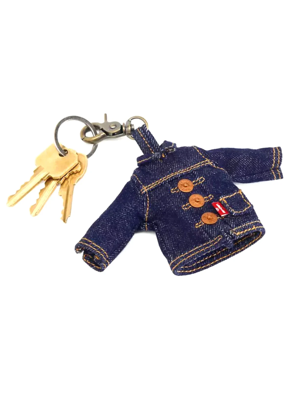 Levi's Γυναικείο Μπρελόκ LEVI'S MINI TRUCKER CHARM Σκούρο Μπλε