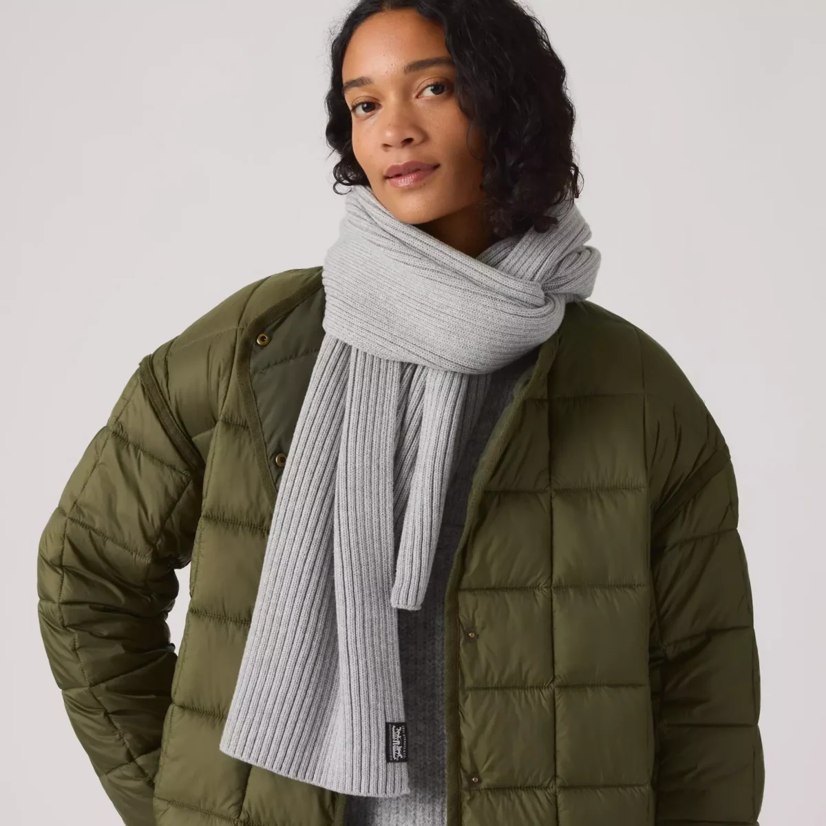 Levi's Γυναικείο Κασκόλ SUNSET SCARF Γκρι