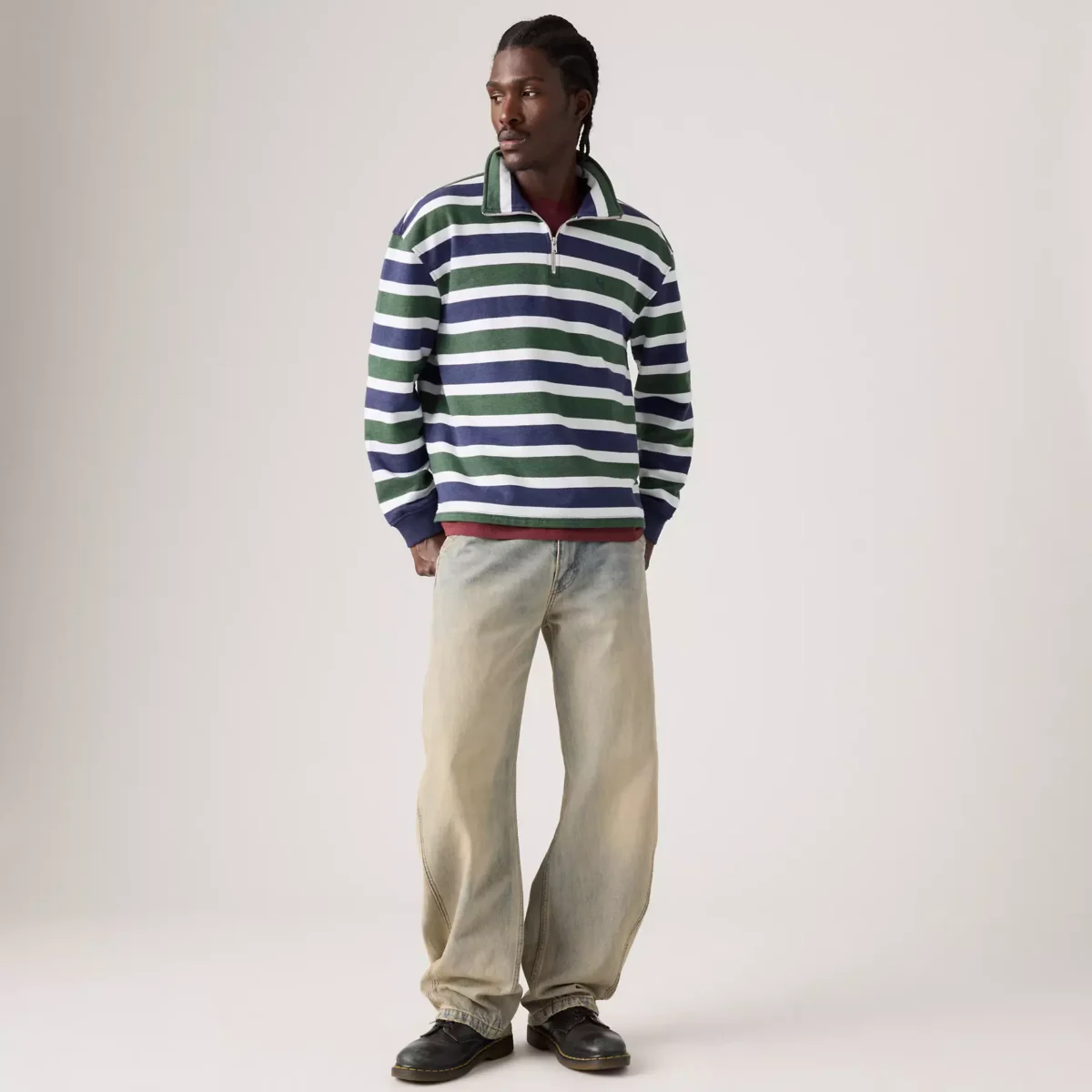 Levi's Ανδρικό Φούτερ CAMERON 1/4 ZIP MULTI-COLOR Πολύχρωμο