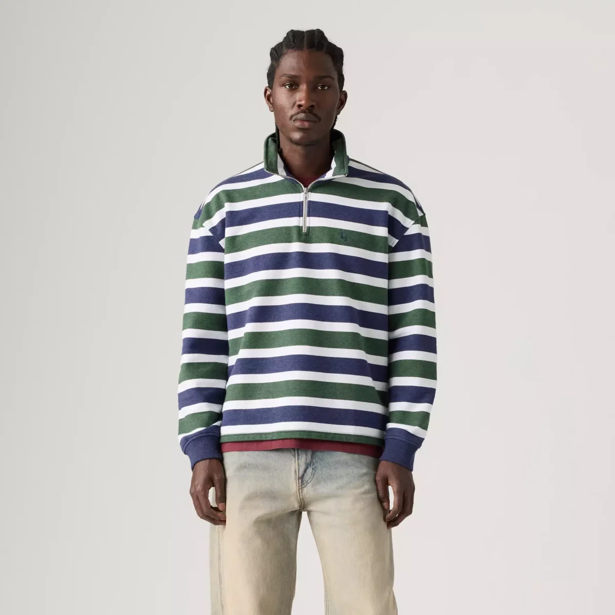Levi's Ανδρικό Φούτερ CAMERON 1/4 ZIP MULTI-COLOR Πολύχρωμο