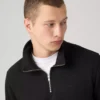 Levi's Ανδρικό Φούτερ ORIGINAL HM 1/4 ZIP BLACKS