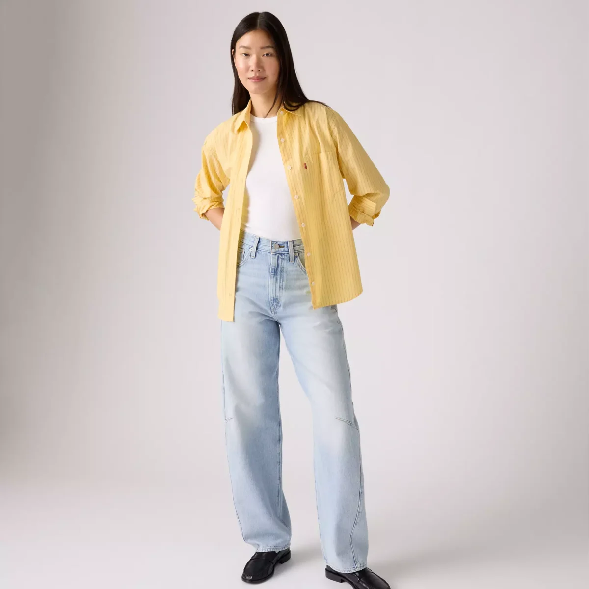 WB_003V5-0003_GLO_CM_DA Levi's Γυναικείο Τζιν CINCH BARREL LIGHT INDIGO