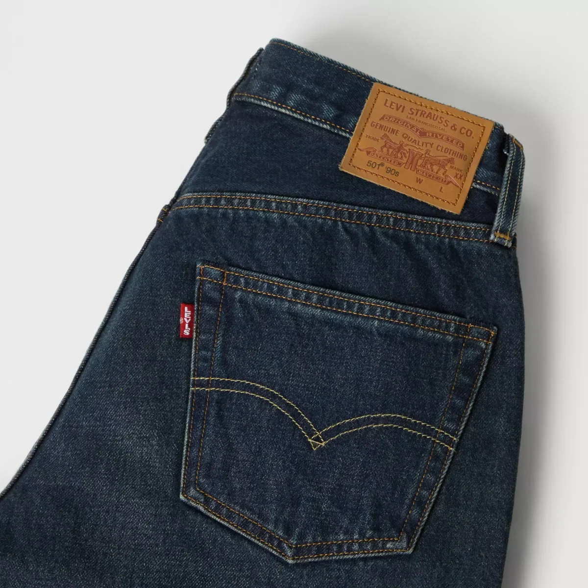 WB_A9150-0022_GLO_CL_D1 Levi's Γυναικείο Τζιν Παντελόνι 501 90S ANKLE DARK INDIGO Σκούρο Μπλε