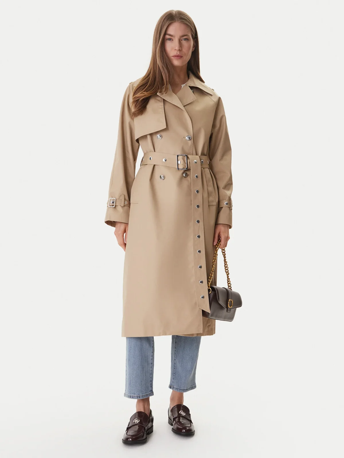 dkny-kapartina-dj6j6232-mpez-regular-fit-0000306078277 (1) DKNY Γυναικεία Καπαρντίνα Μπεζ