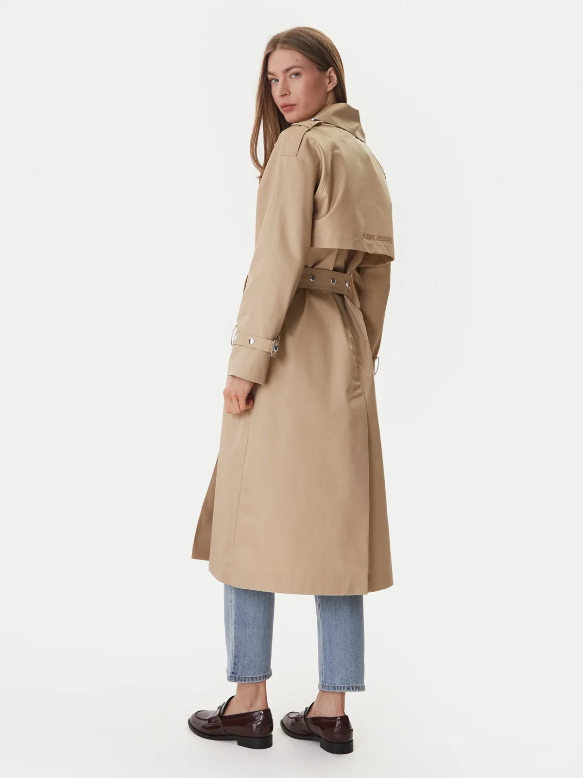dkny-kapartina-dj6j6232-mpez-regular-fit-0000306078277 (2) DKNY Γυναικεία Καπαρντίνα Μπεζ