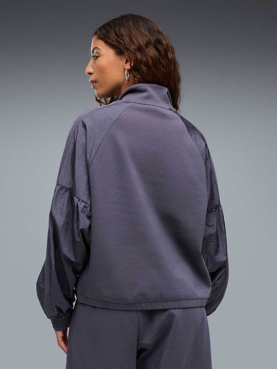 fixedratio_20260727160631_761039dc PUMA Γυναικείο Ζακέτα HER Full-Zip Relaxed DK Jacket Σκούρο Μπλε