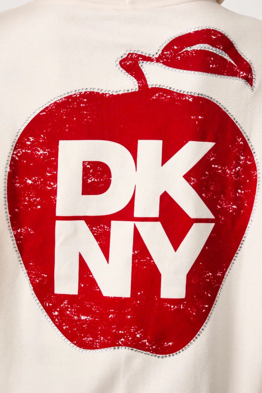 img_3203 DKNY Γυναικείο Φούτερ Με Κουκούλα