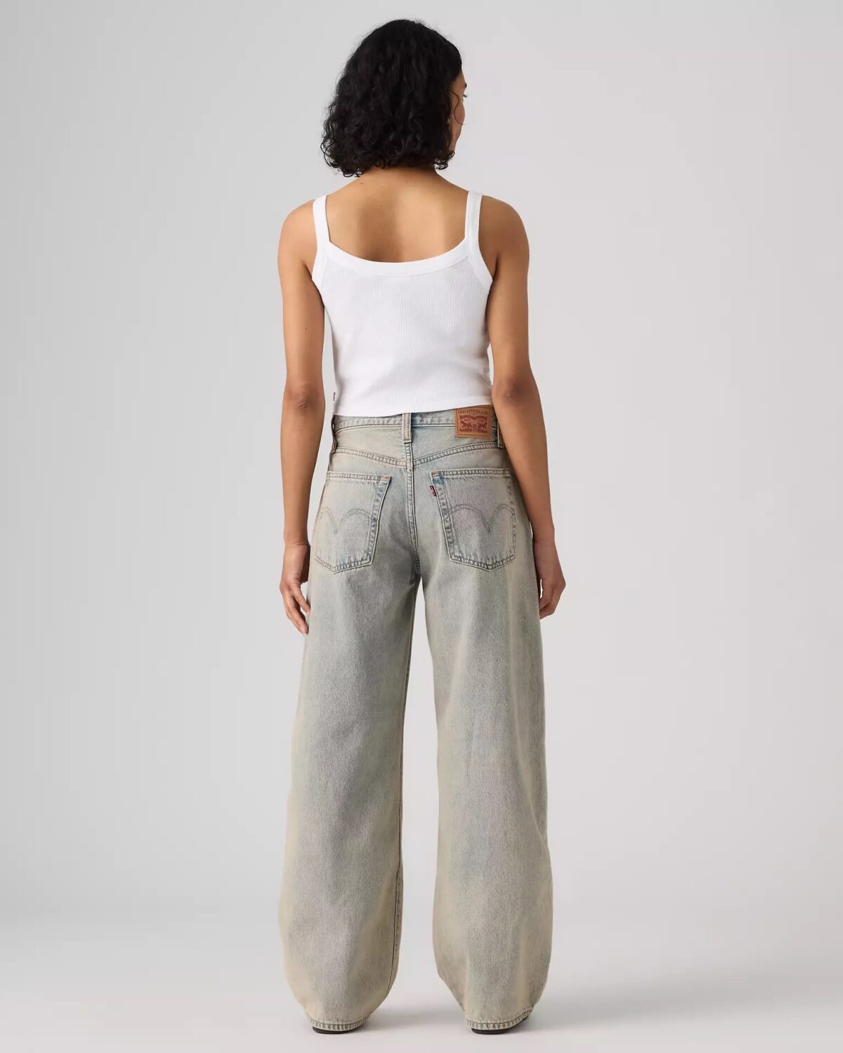 Levi's Γυναικείο Τζιν Παντελόνι MIDDY BALLOON GREYS