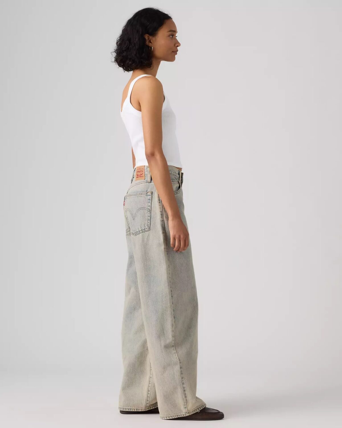 Levi's Γυναικείο Τζιν Παντελόνι MIDDY BALLOON GREYS