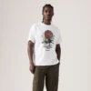 Levi's Ανδρικό T-Shirt Κοντομάνικο VINTAGE FIT GRAPHIC TEE WHITES Λευκό