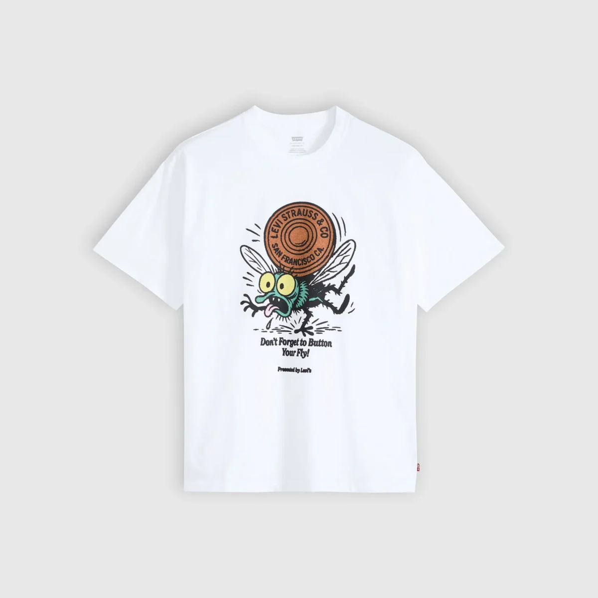 Levi's Ανδρικό T-Shirt Κοντομάνικο VINTAGE FIT GRAPHIC TEE WHITES Λευκό